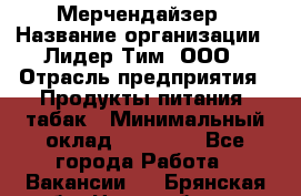 Мерчендайзер › Название организации ­ Лидер Тим, ООО › Отрасль предприятия ­ Продукты питания, табак › Минимальный оклад ­ 16 000 - Все города Работа » Вакансии   . Брянская обл.,Новозыбков г.